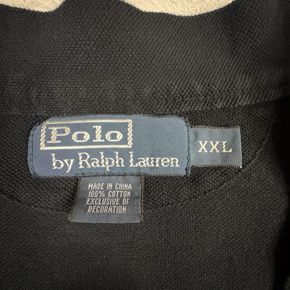 Polo Ralph Lauren Men's 2XL Cardigan Sweater Black Cotton SEE DESCRIPTION - Picture 3 of 16